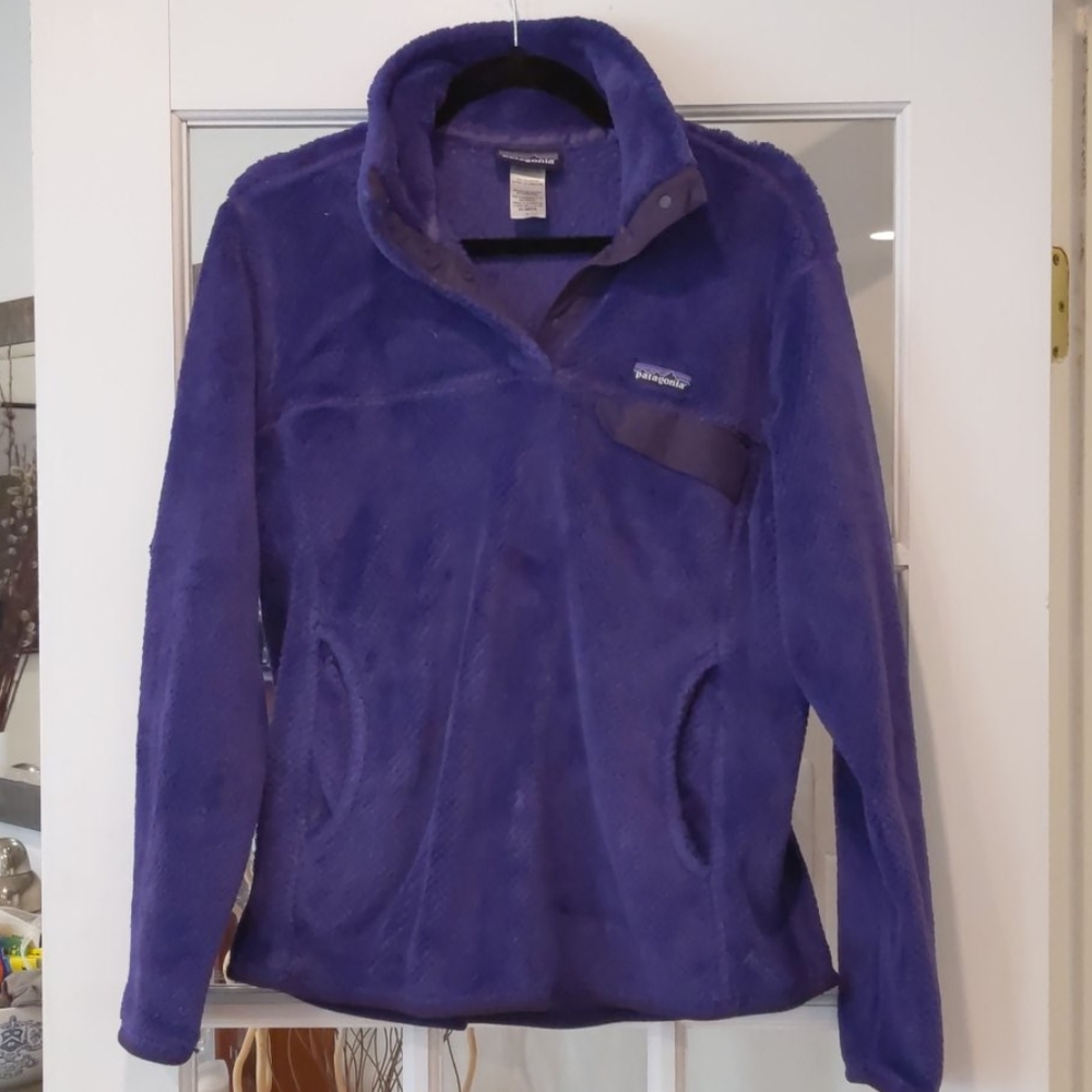 Patagonia Retool Snap T fleece size large Purple